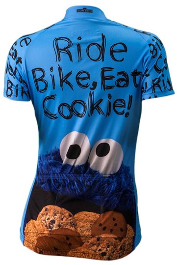 Brainstorm Gear Cookie Monster Women's Cycling Jersey Sesame 2XL