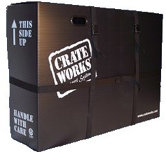 Crate Works Plastic Collapsible Bike Box Pro XL C