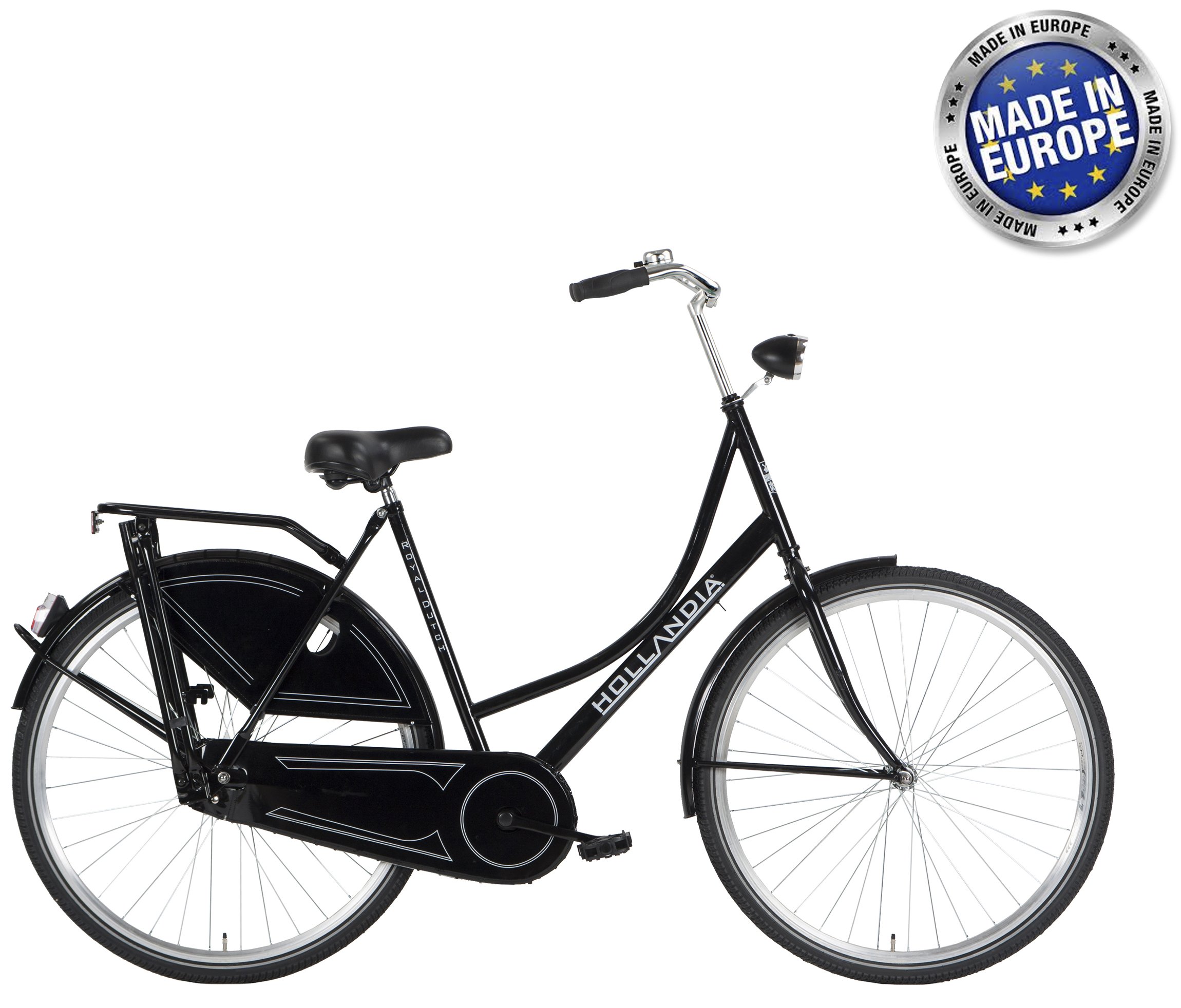 Hollandia Royal Dutch European City Bike Black 700C 19"
