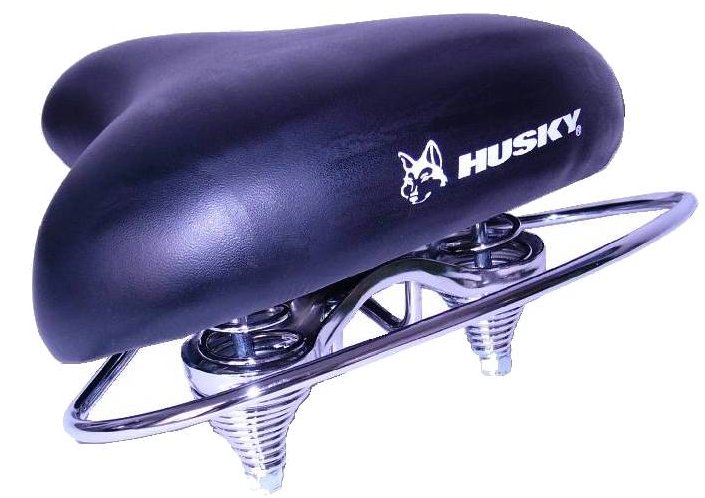 Husky Dual Spring Cruiser Bicycle Saddle