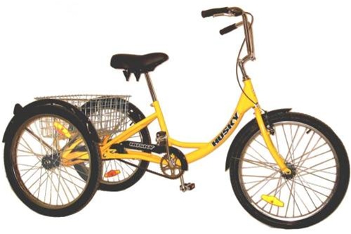 Husky 24" Industrial Tricycle with Basket (T 124C)