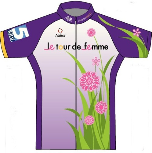 Le Tour de Femme 2011 Breast Cancer Awareness Cycling Jersey