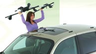 Top Line Universal Disappearing Melrose Bicycle Roof Rack System
