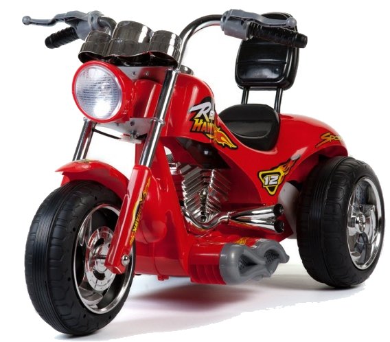 Mini Motos Red Hawk 12V Ride On Toy Motorcycle