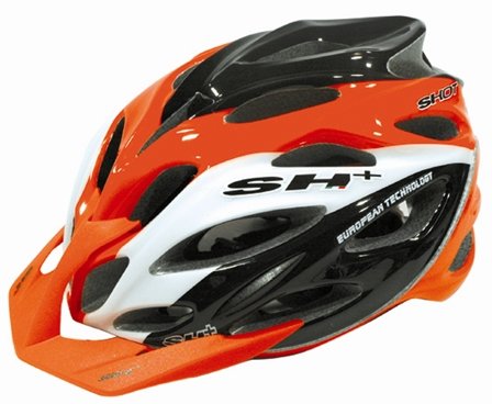 SH+ Shot XC Bicycle Helmet Orange/White/black