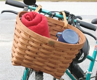 Peterboro Original Extra Large Woven Ash Bicycle Basket