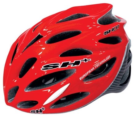 SH+ Shot Bicycle Helmet Red/Carbon