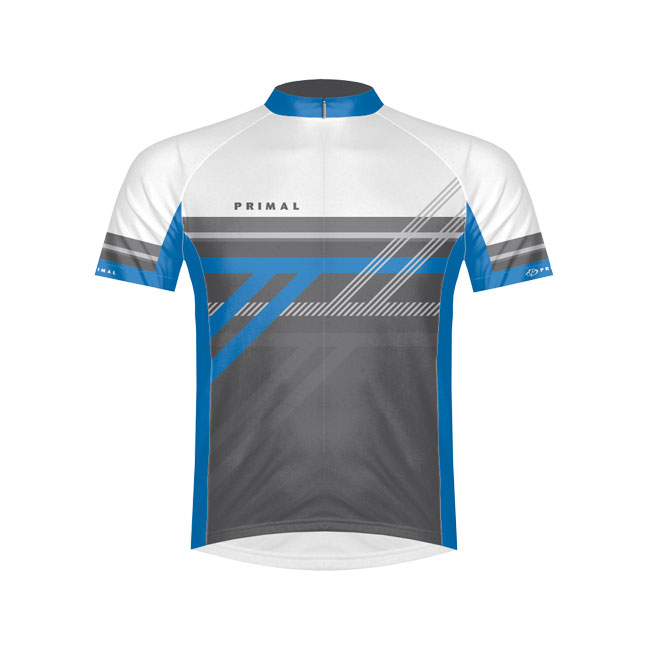 Primal Wear Reverb Blue Cycling Jersey Small