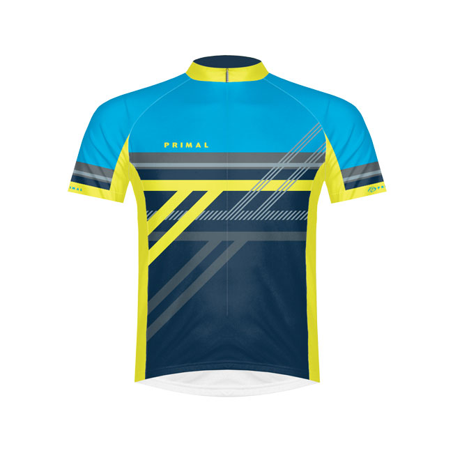 Primal Wear Reverb Light Blue Cycling Jersey XL