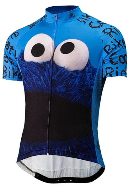 Brainstorm Gear Cookie Monster Cycling Jersey Sesame Street XL